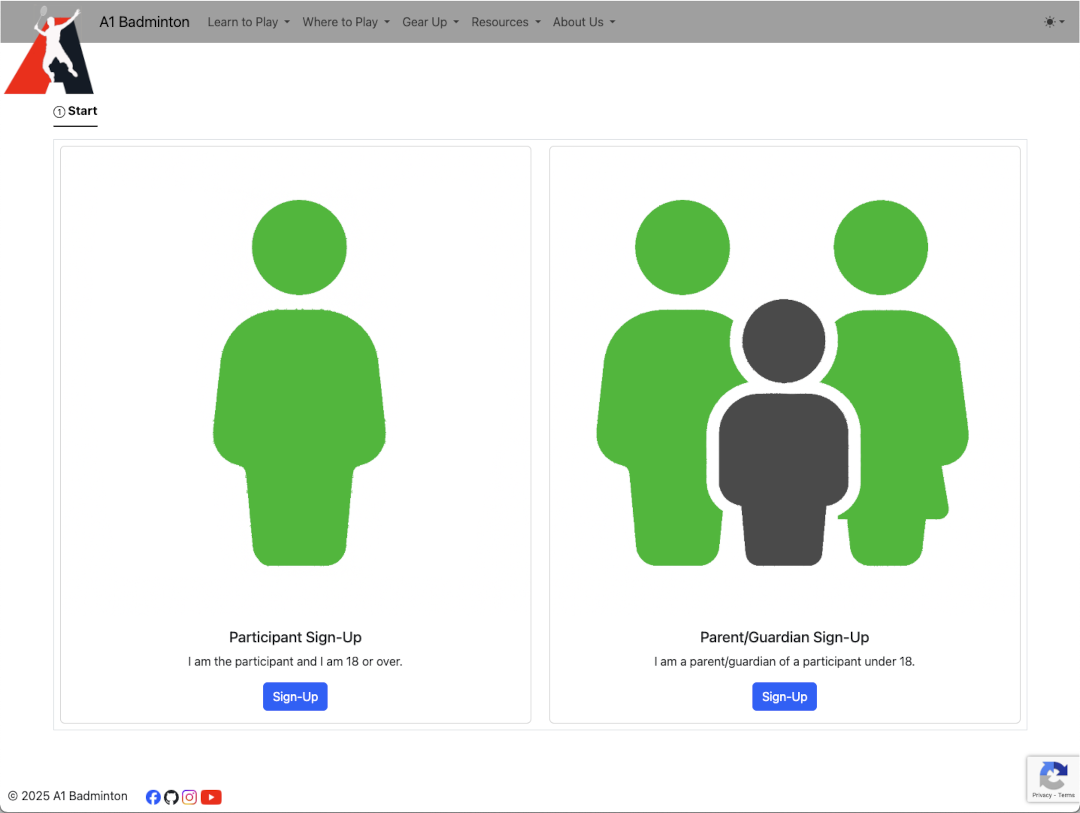 Participant vs Parent/Guardian