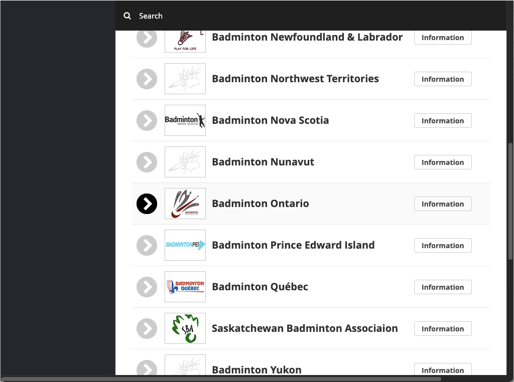 Choose Badminton Ontario